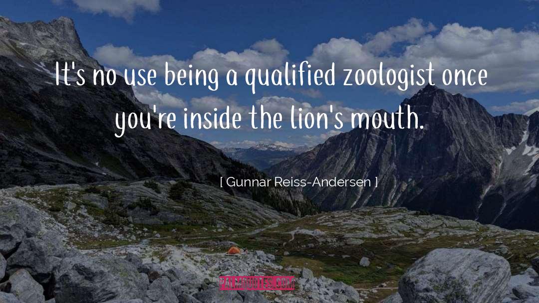 Zoologist quotes by Gunnar Reiss-Andersen