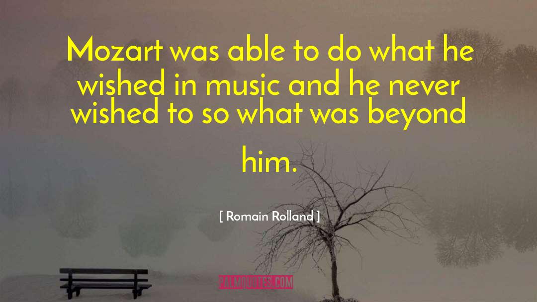 Zoroastro Mozart quotes by Romain Rolland