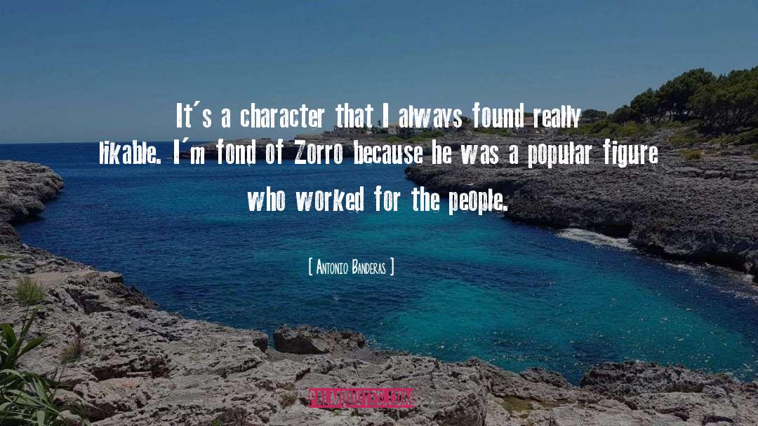 Zorro quotes by Antonio Banderas
