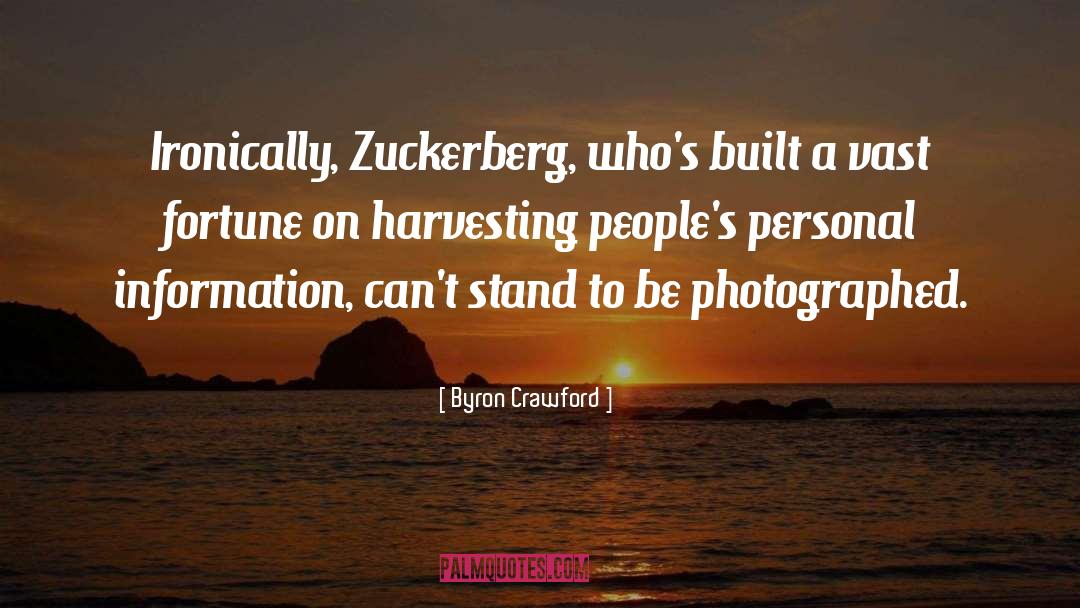 Zuckerberg quotes by Byron Crawford