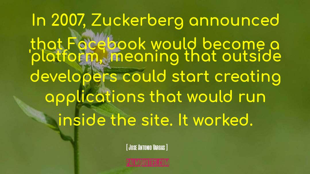 Zuckerberg quotes by Jose Antonio Vargas