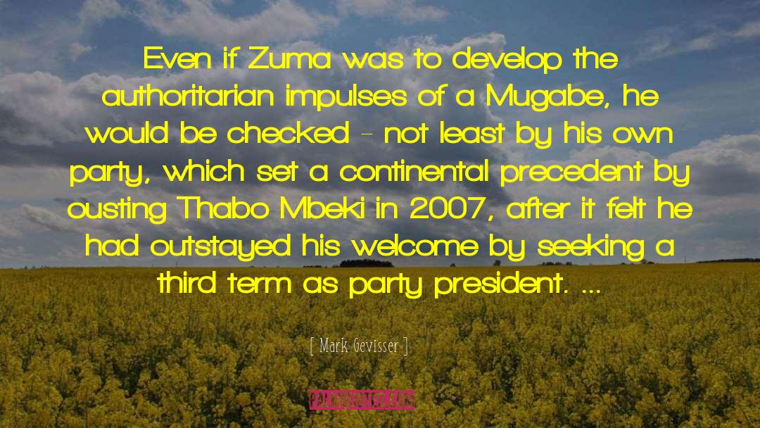Zuma quotes by Mark Gevisser